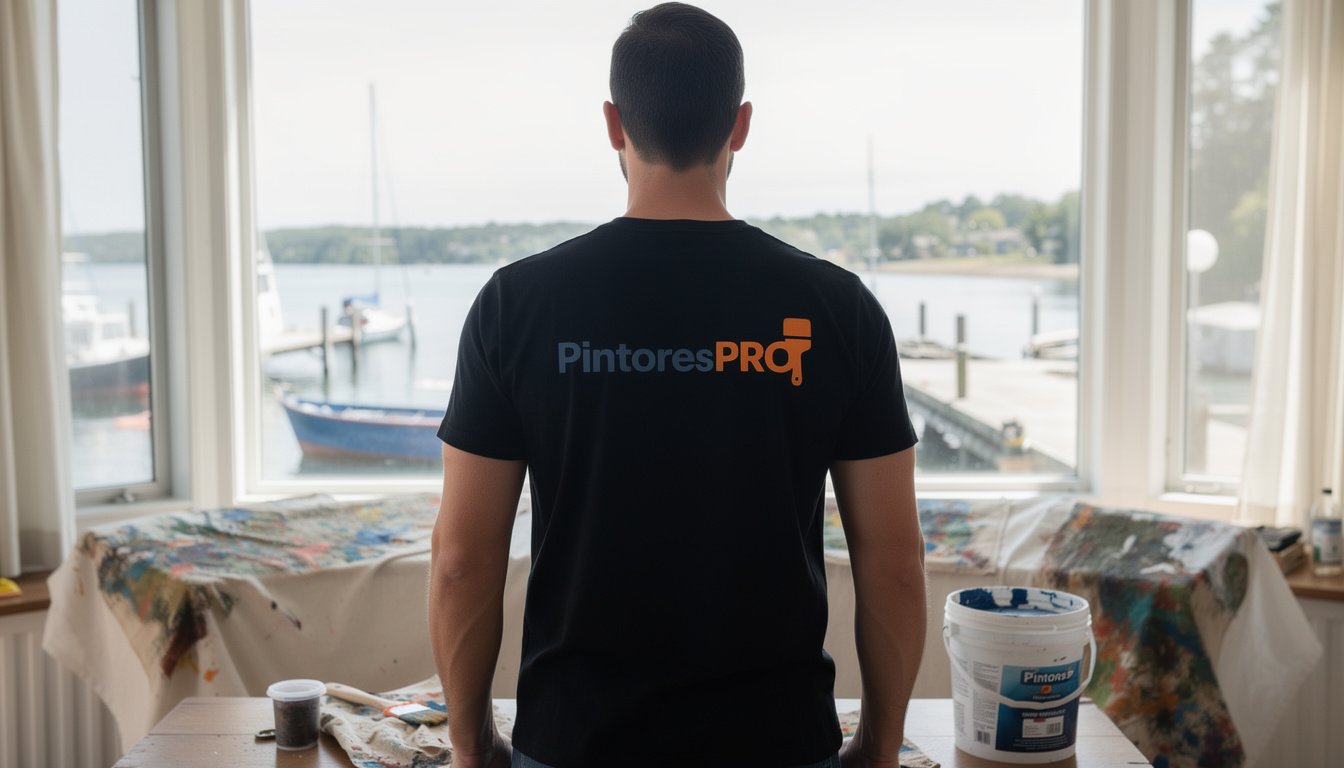 pintores en Isla Cristina trabajando en una vivienda